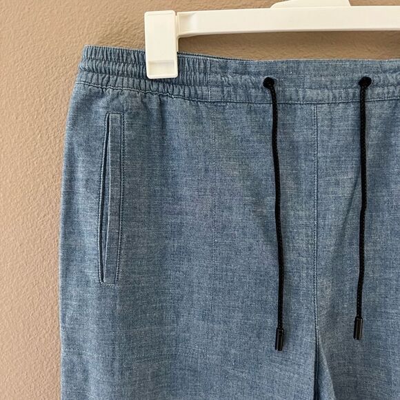 Proenza Schouler Drawstring Soft Denim Pants - Picture 2 of 10